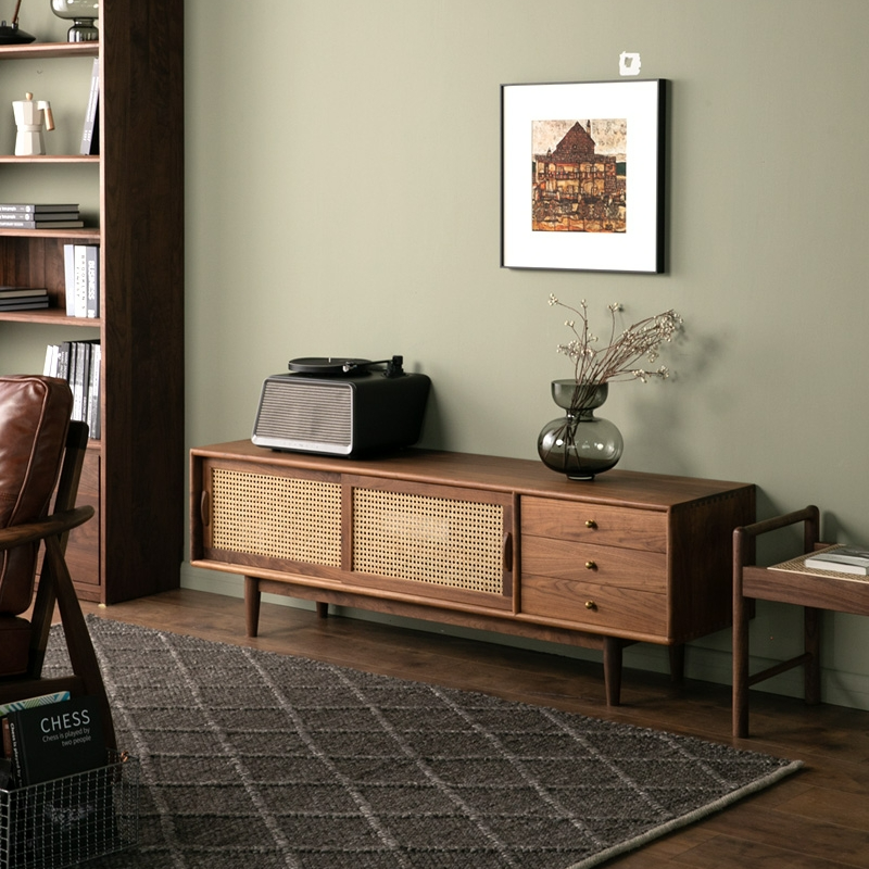 Albrecht Rattan TV Stand