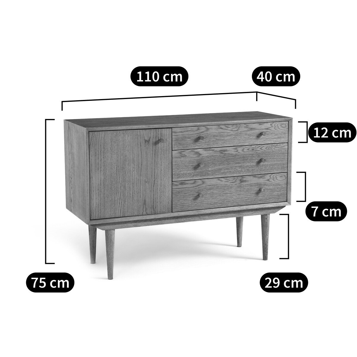 Quilda Vintage Sideboard