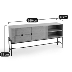 Clara Metal Sideboard