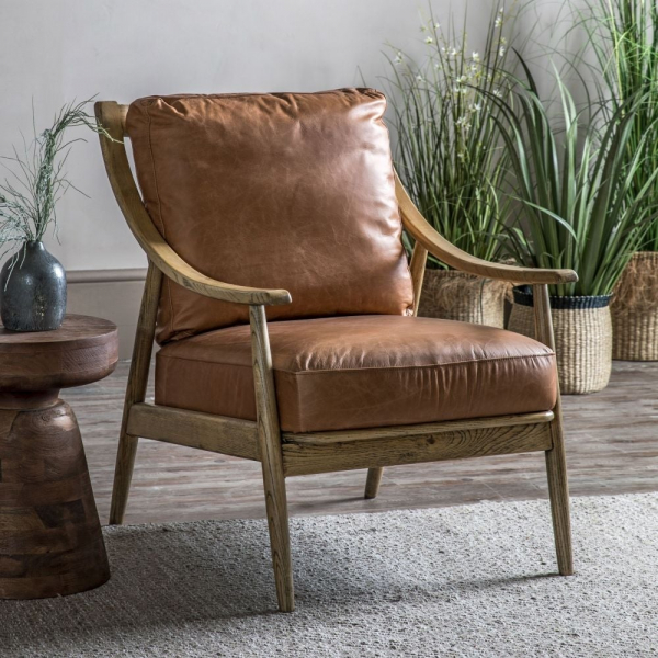 Revillo Leather Armchair