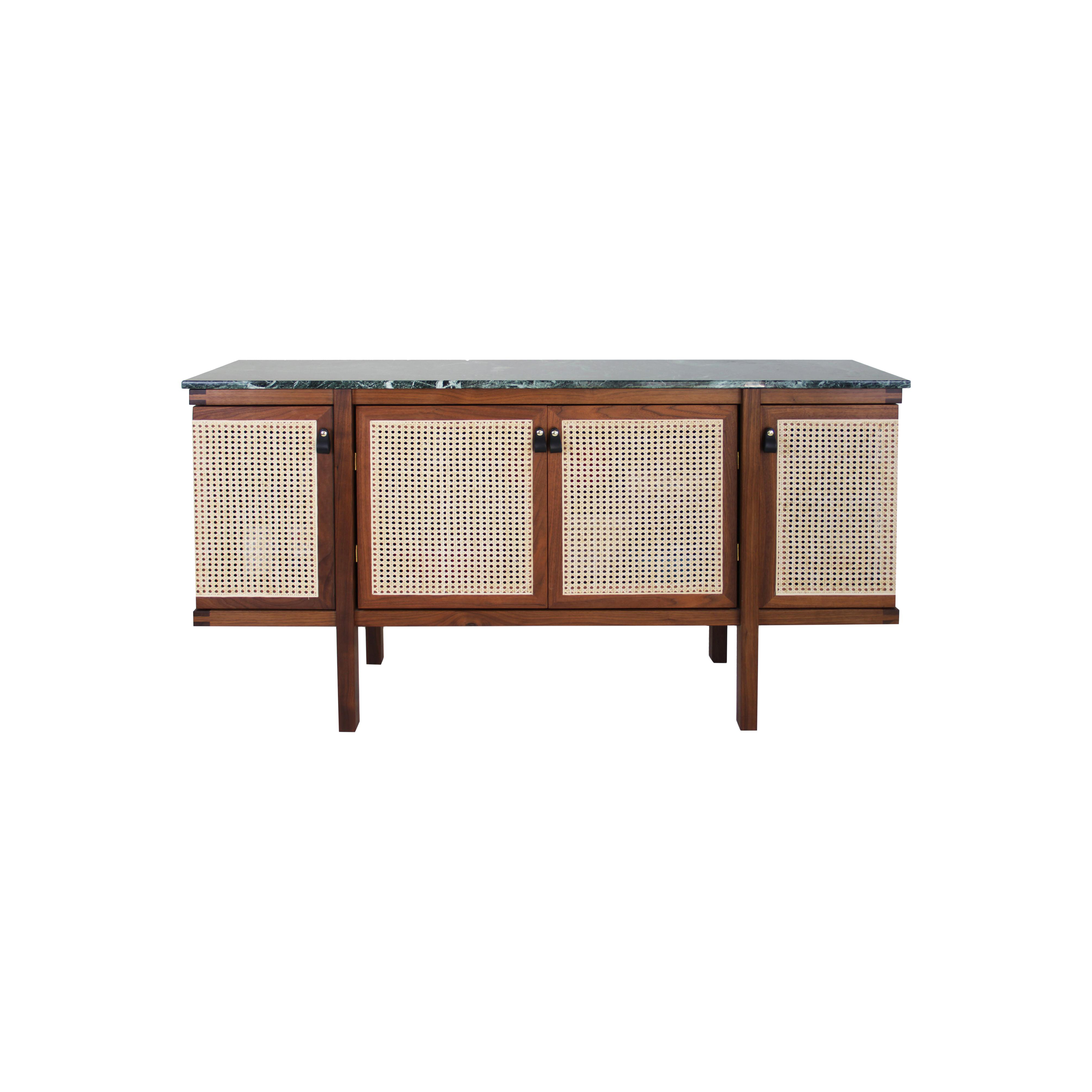 Contemporary Rattan Cabinet