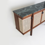Contemporary Rattan Cabinet