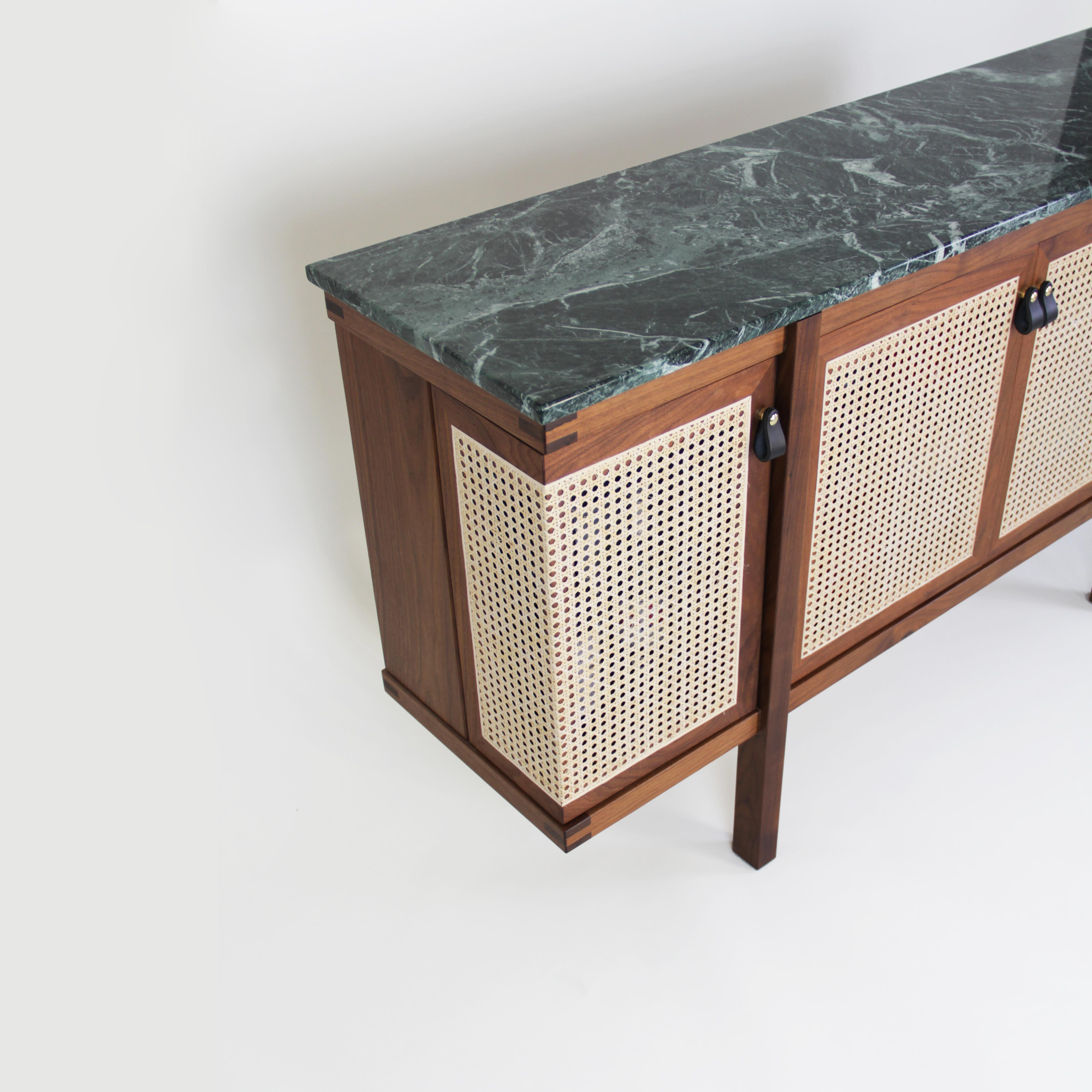Contemporary Rattan Cabinet