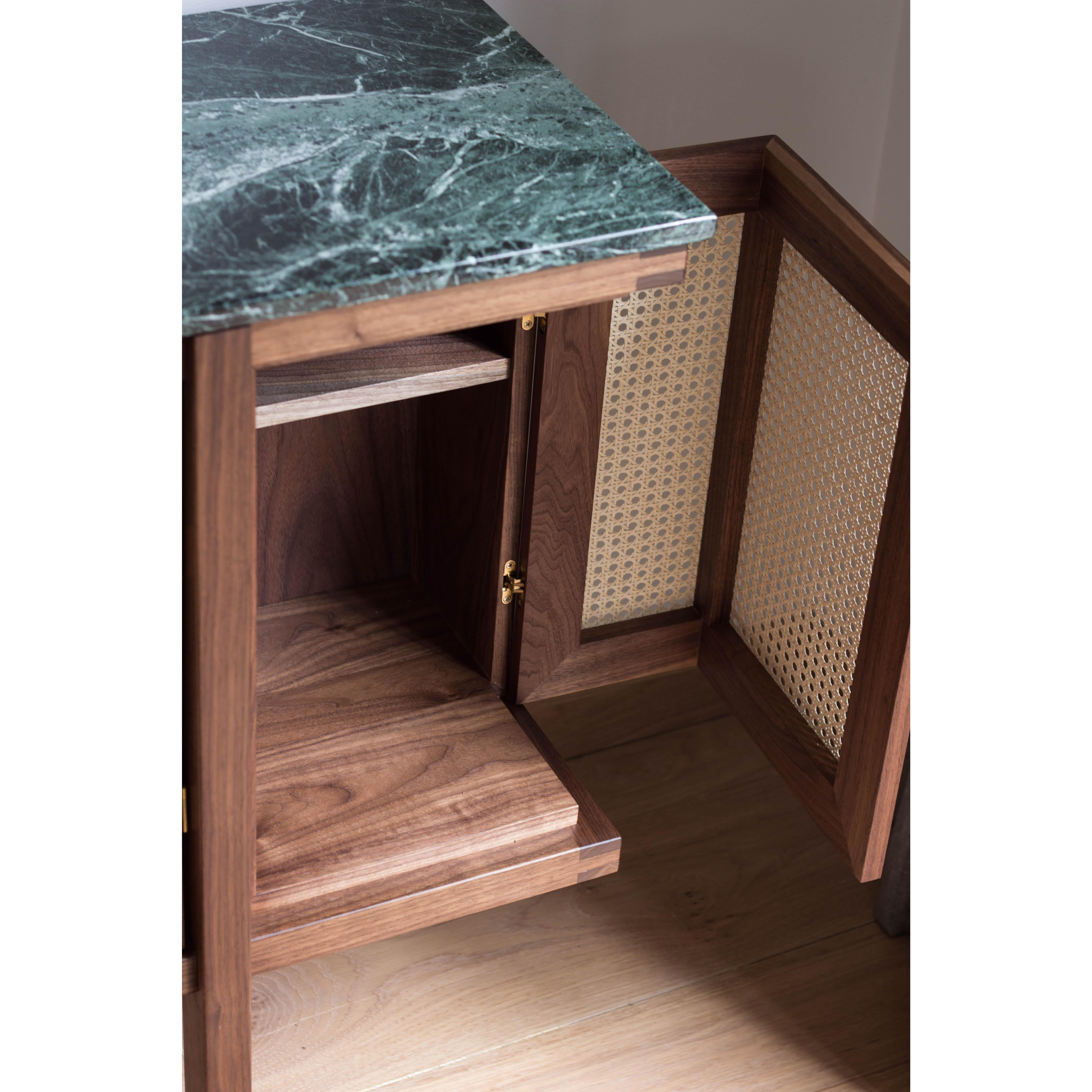 Contemporary Rattan Cabinet