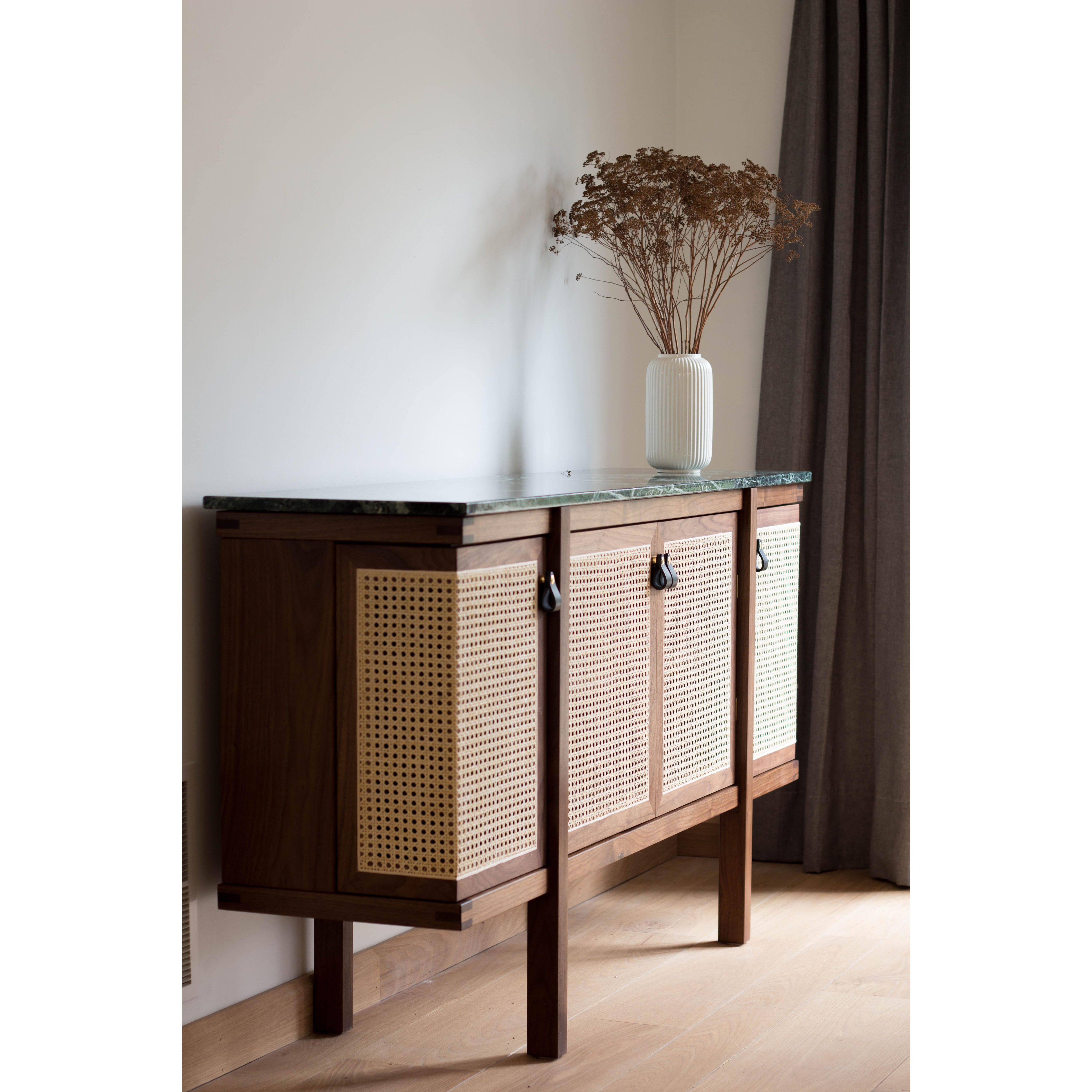 Contemporary Rattan Cabinet