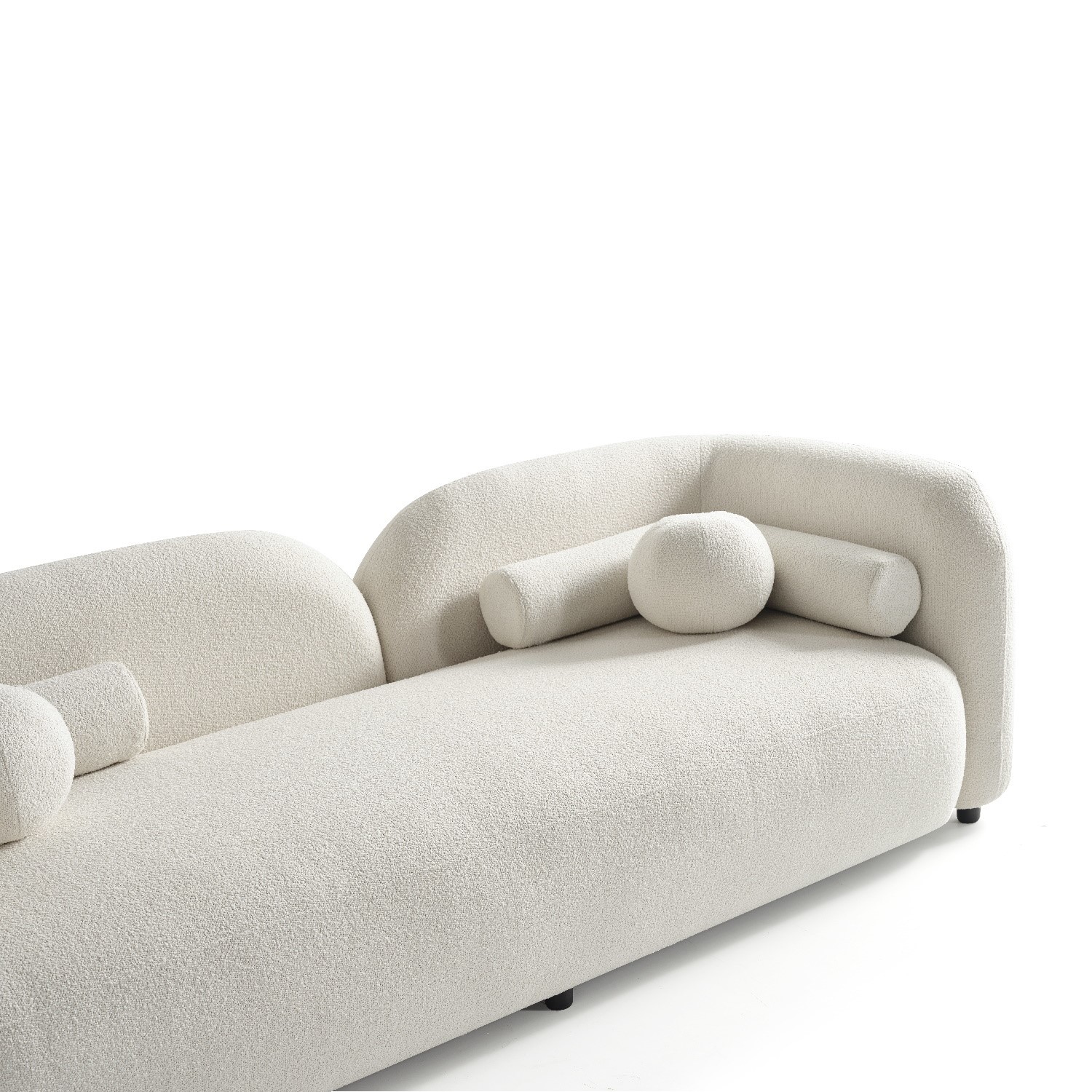 Cream Boucle Sofa